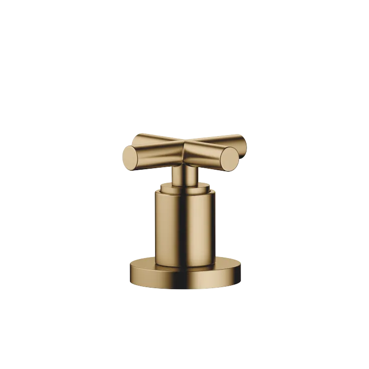 TARA Deck valve clockwise closing cold or hot - Brushed Dark Brass - 20 000 892-39