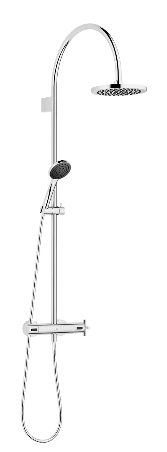 TARA Showerpipe mit Brausethermostat 220 mm - Dark Bronze gebürstet (PVD) - ST 0503 024 892-43