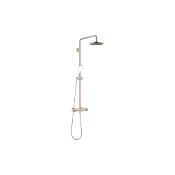 Exposed shower set with shower thermostat without hand shower - Light Gold (PVD) - 34 459 979-26 0010