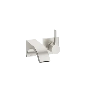 CYO Wall-mounted single-lever basin mixer without pop-up waste - Brushed Platinum - 36 861 811-06