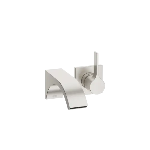 CYO Mitigeur monocommande de lavabo mural sans garniture d’écoulement - Platine brossé - 36 861 811-06