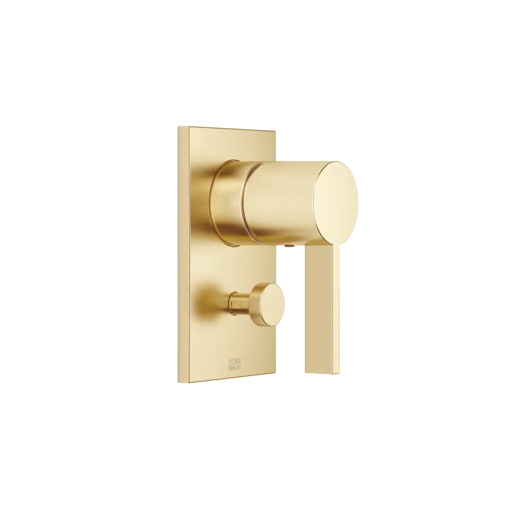 Concealed single-lever mixer with diverter - Brushed Durabrass (23kt Gold) - 36 120 670-28