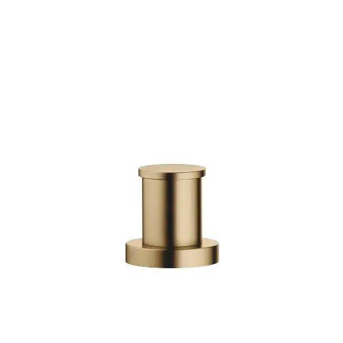 Two-way diverter for bath rim or tile edge installation - Brushed Dark Brass (PVD) - 29 140 979-39