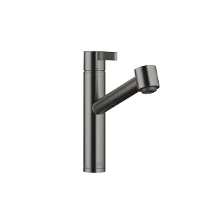 ENO Single-lever mixer Pull-out with spray function - Brushed Dark Platinum - 33 875 760-99