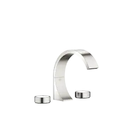 CYO Mélangeur lavabo à 3 trous avec garniture d'écoulement - Platine / Platine mat - 20 713 811-36