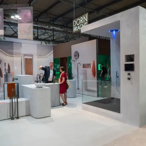 150- Dornbracht Stand Salone 2022 - Visitors on Stand H.R.