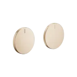 CYO Handle insert set hot & cold marking - Brushed Champagne (22kt Gold) - 11 283 811-46