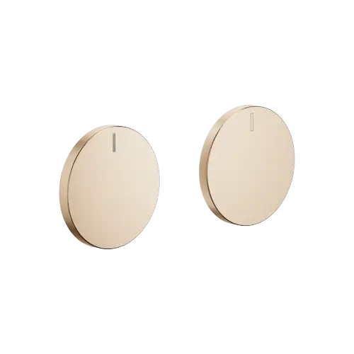 CYO Set d’inserts de poignée chaud et froid - Champagne brossé (Or 22cts) - 11 283 811-46