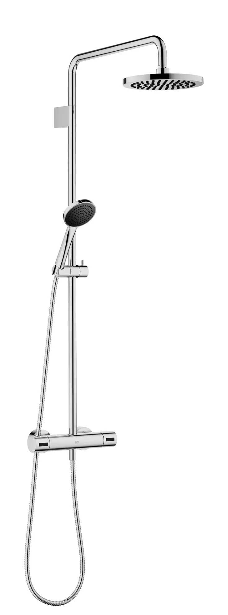 Showerpipe solution - Brushed Light Gold - Set containing 1 articles