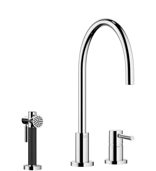 TARA Two-hole mixer - Brushed Bronze (PVD) - Set containing 2 articles