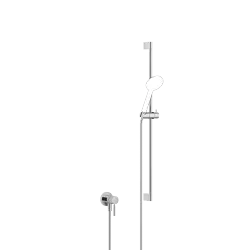 Mitigeur monocommande encastré avec raccord de douche intégré avec garniture de douche sans douchette - Chrome - 36 013 660-00