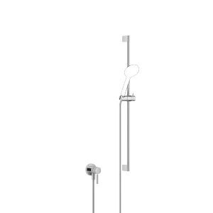 Concealed single-lever mixer with integrated shower connection with shower set without hand shower - Chrome - 36 013 660-00