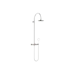 TARA Showerpipe with shower mixer without hand shower 220 mm - Platinum - 26 632 892-08 0050