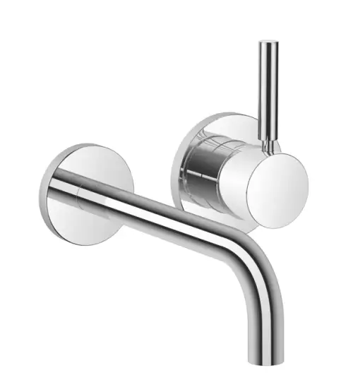 META Wall-mounted single-lever mixer with individual flanges - Brushed Dark Bronze (PVD) - 36 862 660-43 0010