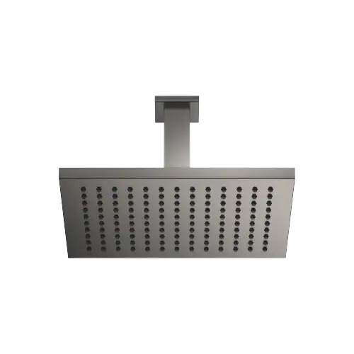 Regenbrause mit Deckenanbindung 300 x 240 mm - Dark Platinum gebürstet - 28 773 980-99