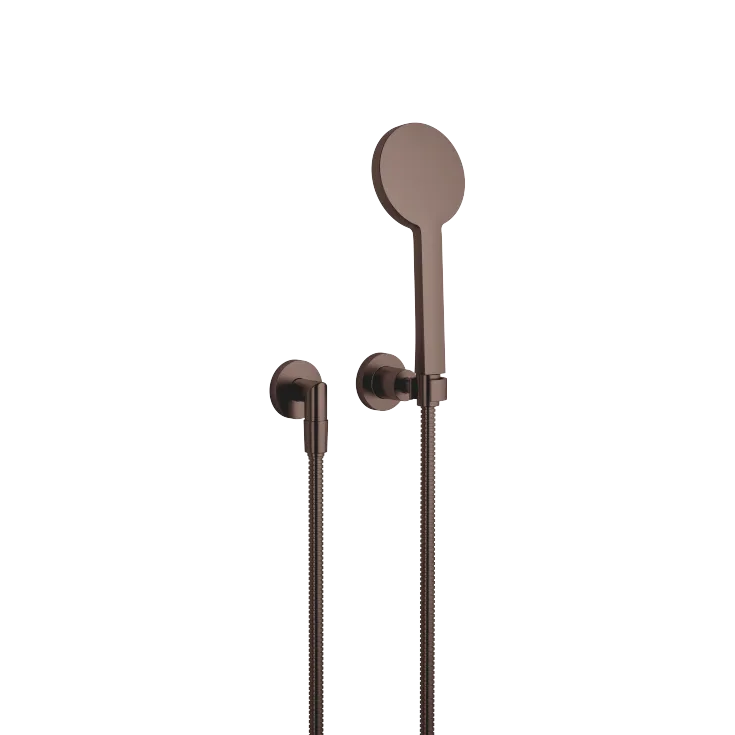 TARA Hand shower set with individual rosettes - Brushed Dark Bronze (PVD) - 27 803 892-43