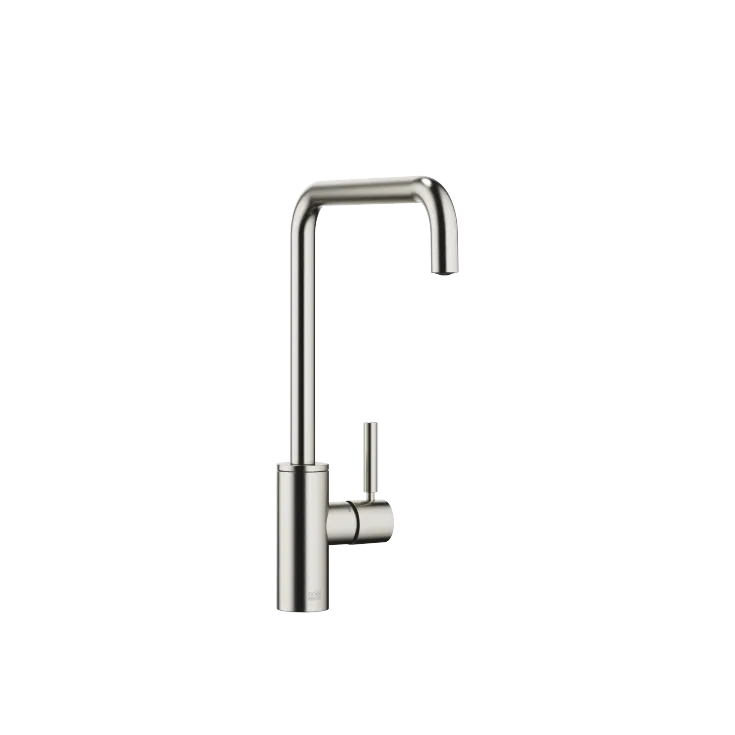 META SQUARE Single-lever mixer - Brushed Platinum - 33 815 861-06