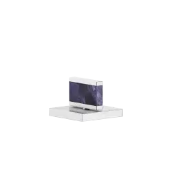 Handle Nature Squared Mussel Shell Gaya Blue - Brushed Chrome - XV-01 4626