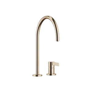 TARA ULTRA Two-hole mixer with individual rosettes - Brushed Champagne (22kt Gold) - 32 815 875-46 0010