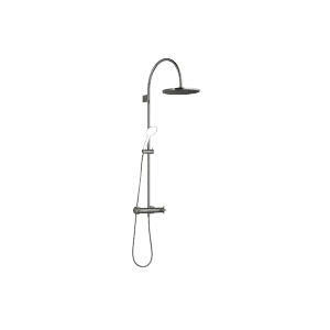 TARA Shower pipe with shower thermostat without hand shower 300 mm - Dark Chrome - 34 460 892-19