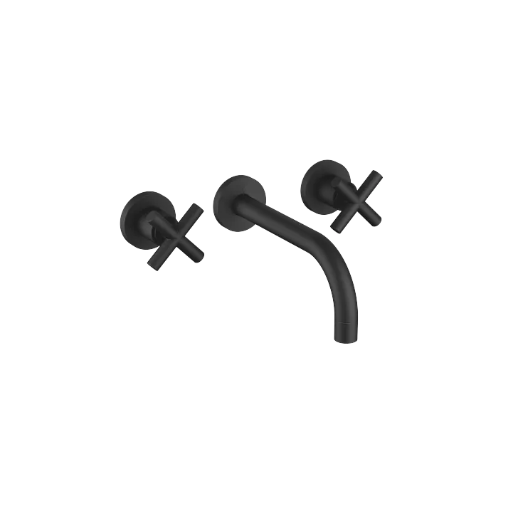 TARA Wall-mounted basin mixer without pop-up waste - Matte Black - 36 712 892-33