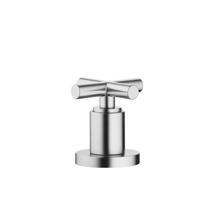 TARA Deck valve clockwise closing cold or hot - Brushed Chrome - 20 000 892-93