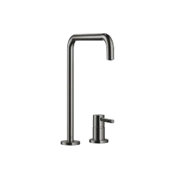 META SQUARE Two-hole mixer with individual rosettes - Dark Chrome - 32 815 861-19 0010