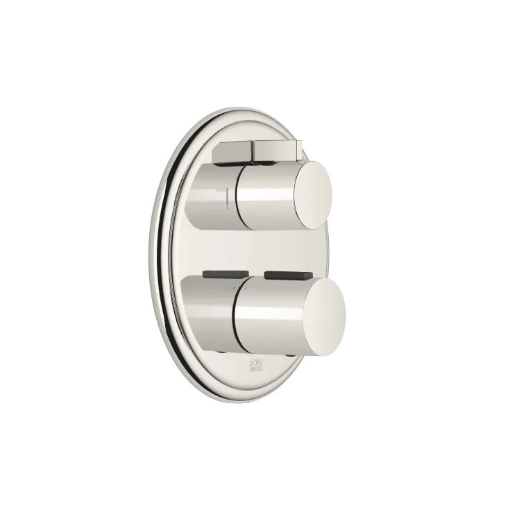 MADISON Concealed thermostat with two function volume control - Platinum - 36 426 977-08