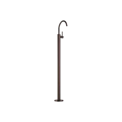 META Single-lever basin mixer with stand pipe without pop-up waste - Brushed Dark Bronze (PVD) - 22 584 661-43
