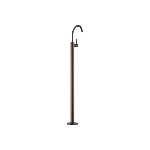 META Miscelatore monocomando lavabo con tubo verticale senza piletta - Dark Bronze spazzolato (PVD) - 22 584 661-43