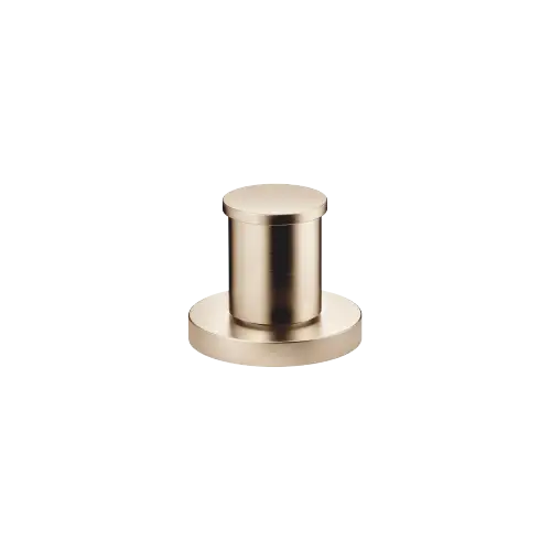 META Two-way diverter for bath rim or tile edge installation - Brushed Light Gold (PVD) - 29 140 660-27