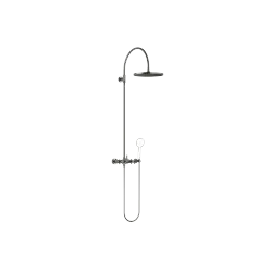 TARA Shower Pipe mit Brausebatterie ohne Handbrause 300 mm - Dark Chrome - 26 622 892-19