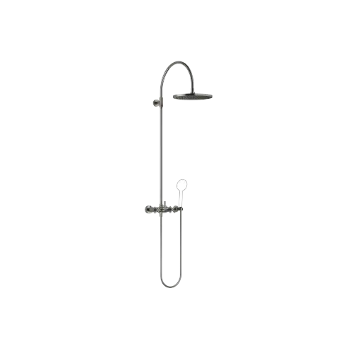 TARA Colonne de douche avec mélangeur de douche sans douchette 300 mm - Dark Chrome - 26 622 892-19