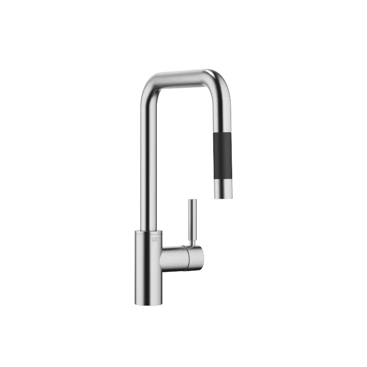 META SQUARE Mitigeur monocommande Pull-down avec fonction douchette - Chrome brossé - 33 870 861-93 0010