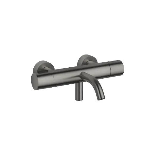 META Termostato vasca per montaggio a muro senza doccetta - Dark Platinum spazzolato - 34 201 979-99