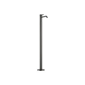 META Miscelatore monocomando lavabo con tubo verticale senza piletta - Dark Platinum spazzolato - 22 584 660-99