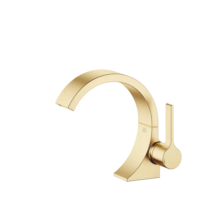 CYO Single-lever basin mixer with pop-up waste - Brushed Durabrass (23kt Gold) - 33 500 811-28