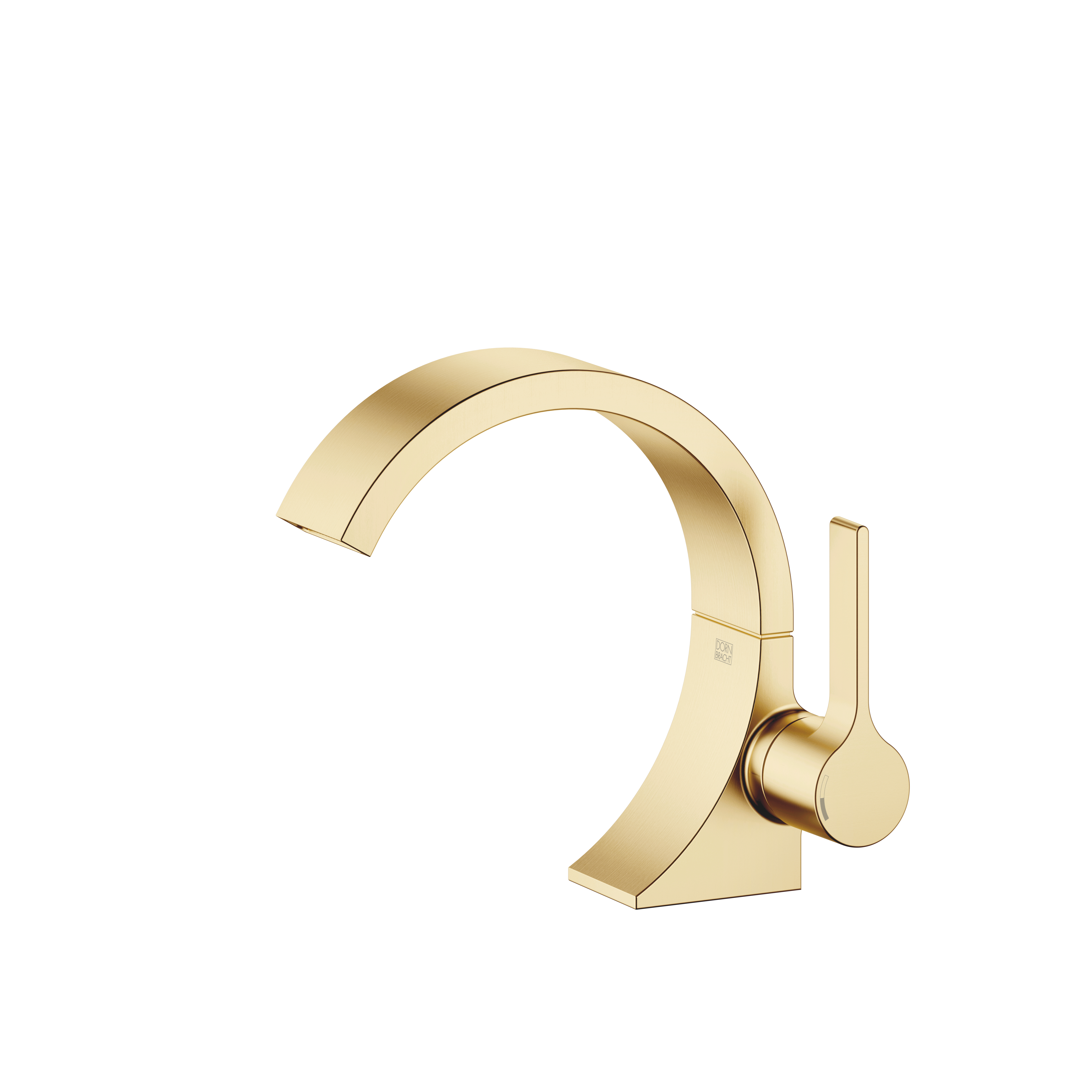 CYO Brushed Durabrass (23kt Gold) : Single-lever basin mixer with