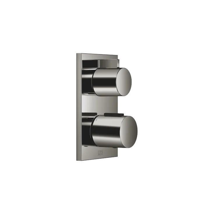 Concealed thermostat with one function volume control - Dark Chrome - 36 425 670-19
