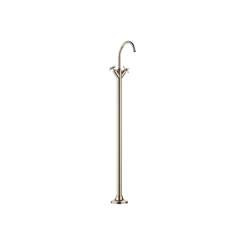 VAIA Single-hole basin mixer with stand pipe without pop-up waste - Champagne (22kt Gold) - 22 585 809-47