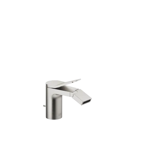 LISSÉ Single-lever bidet mixer with pop-up waste - Brushed Platinum - 33 600 845-06
