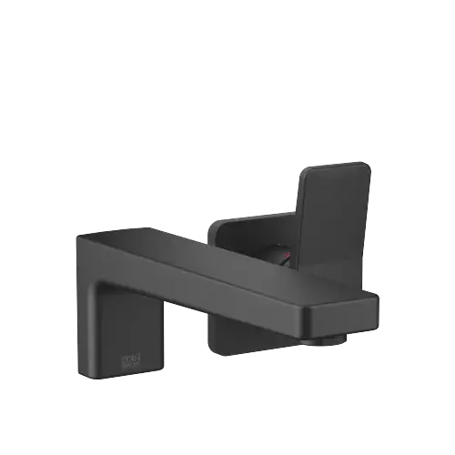 DORNBRACHT YARRE Wall-mounted single-lever basin mixer without pop-up waste - Soft Black - 36 861 832-69 0010