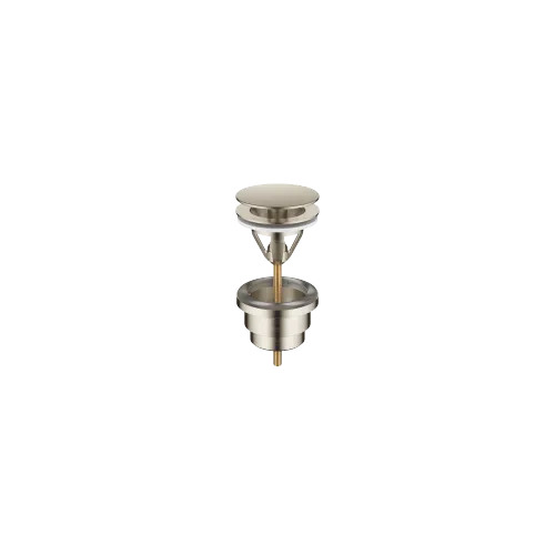 Ablaufgarnitur ohne Druckverschluss 1 1/4" - Platin gebürstet - 10 126 970-06