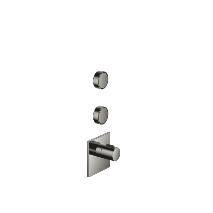 CYO xTOOL Thermostat module with 2 valves 1/2" - Dark Chrome - Set containing 5 articles