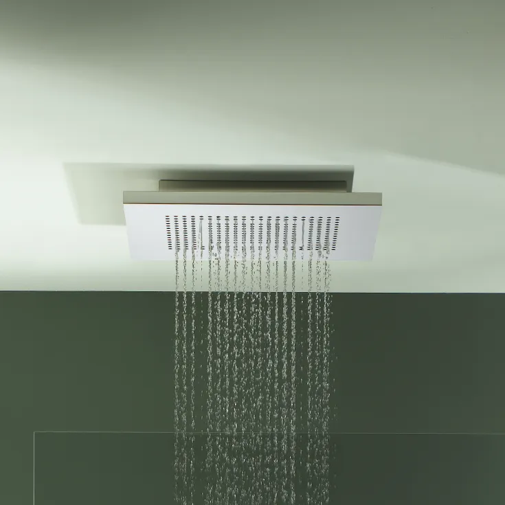 BIG RAIN Rain panel for ceiling installation or ceiling substructure installation - Brushed Stainless Steel - 41 400 979-86