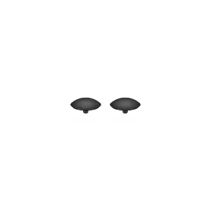 Decorative caps for Perfecto - Matte Black - 12 801 970-33