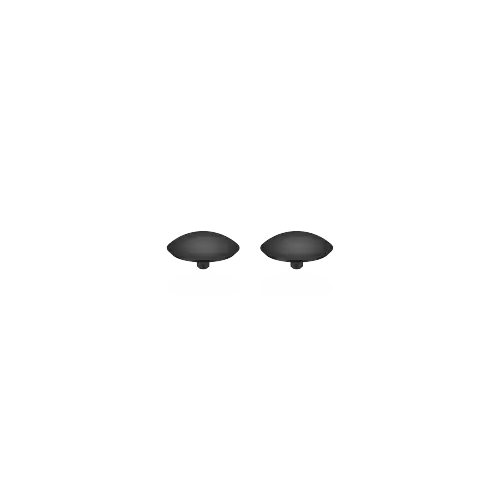 Decorative caps for Perfecto - Matte Black - 12 801 970-33