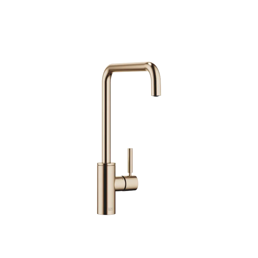 META SQUARE Single-lever mixer - Brushed Champagne (22kt Gold) - 33 815 861-46 0010