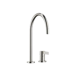TARA ULTRA Two-hole mixer with individual rosettes - Brushed Platinum - 32 815 875-06