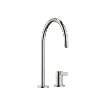 TARA ULTRA Two-hole mixer with individual rosettes - Brushed Platinum - 32 815 875-06